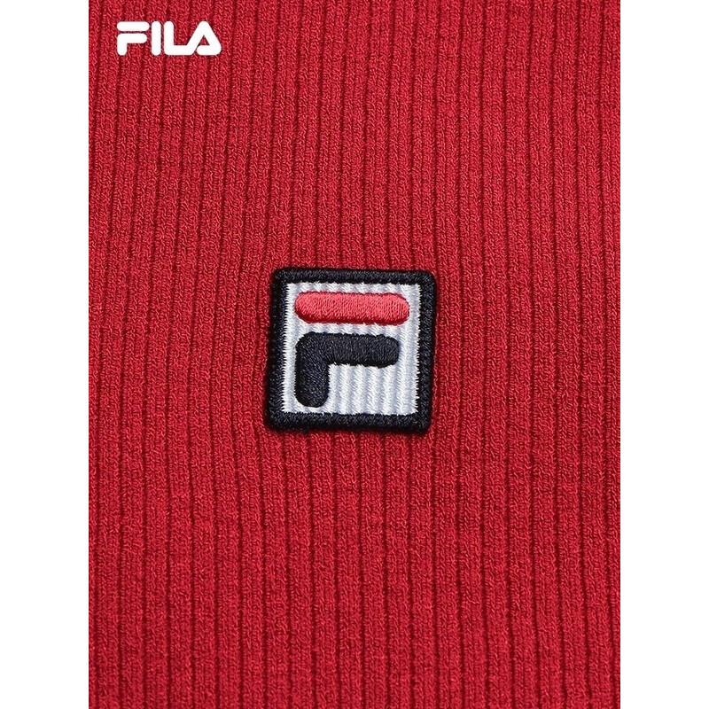 FILA Women's Colorblock Short Sleeve Knit Polo Shirt