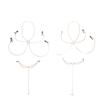 SM Four-Head Breast Clip with Chain Female Clip Sex Toys Female Adjustment Clitoral Clip Adult Sex Products Customized Design