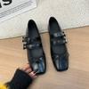 Spring and Autumn Fashion Design Bow Dress Flat Shoes Retro Mary Jane Women's Ballet Shoes