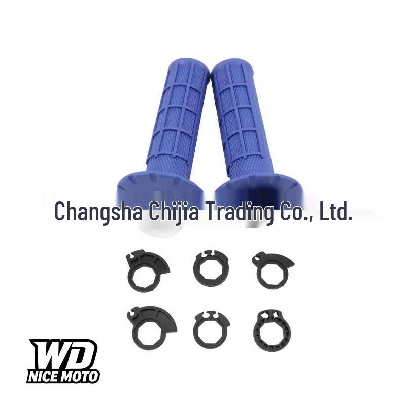 

Anti-slip Rubber Handlebar Grips with Self-locking Core for Off-road Motorcycles синий