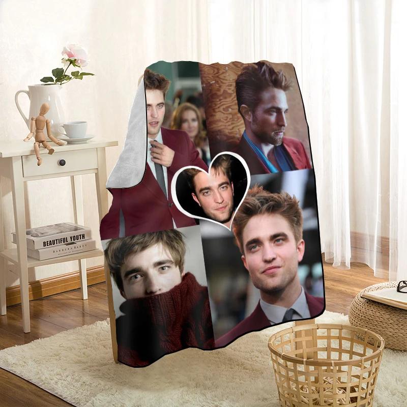 Neuer Artikel Robert Pattinson Decken Druck Weiche Decke Überwurf für Zuhause/Sofa/Bettwäsche Tragbare Reise Decke für Erwachsene 1208p