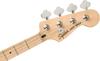 Squier by Fender Electric Bass Affinity Jazz Maple Black Black z miękkim futerałem Series™ Bass®, podstrunnica, płytka maskująca,