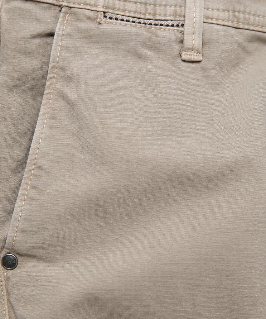 PANICALE Regular Slim Fit Cotton Pants [Beige]