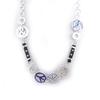 NOA [G5886] – Blaue Designer-Halskette „Peace“.
