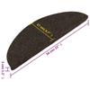 Self Adhesive Stair Treads 10 pcs Anthracite 56 x 17 x 3 cm