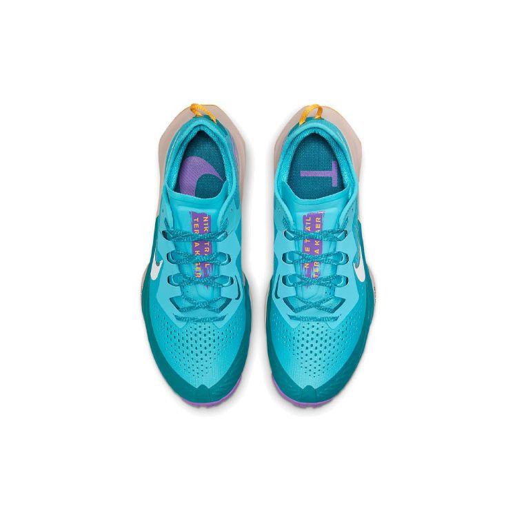 Nike Air Zoom Terra Kiger 7 Turquoise Blue Men Sneakers Mystic-Teal University-Gold White CW6062-400