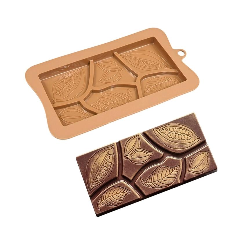 Silicone Baking Molds Cocoa Pods/Heart/Puzzle Chocolate Molds Food Safe Baking Equipment For Kitchen Accessories