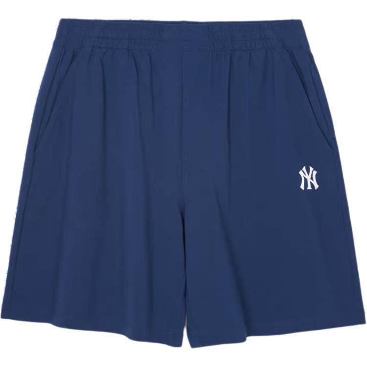 MLB New York Yankees Casual Shorts Unisex Marine Blue 3ASPB0943-50NYS XS