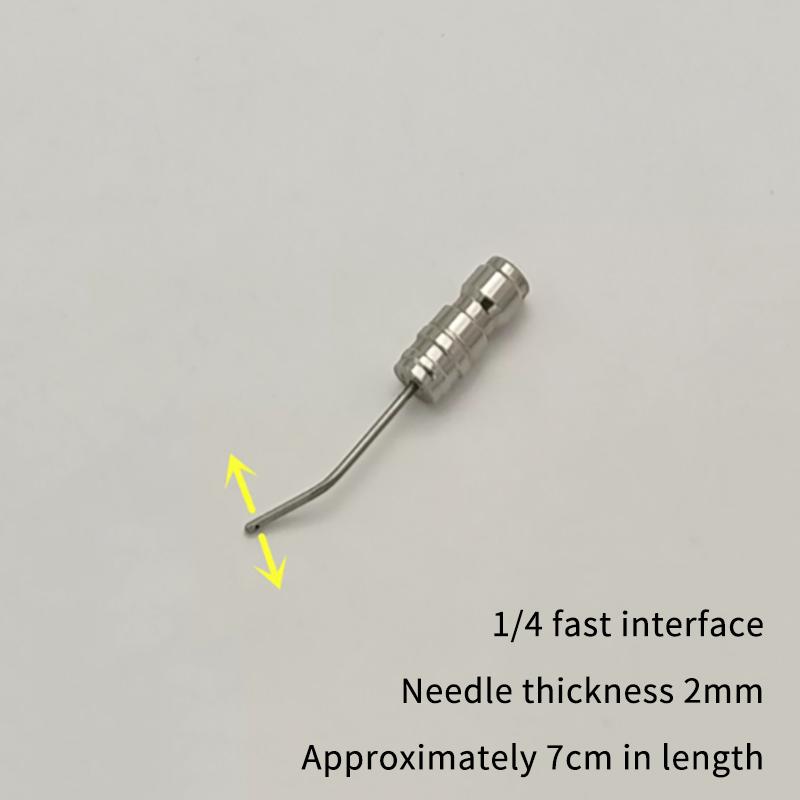 1 pièce Acier Inoxydable Nettoyage Haute Pression Aiguille Buse 1/4" Connexion Rapide Design Fin Pour Nettoyage en Profondeur Réservoirs de Lave-Auto AC