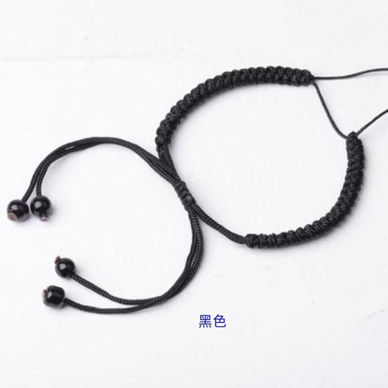 DIY Hand-Woven Jewelry Gold Carrying Strap Non-Woven Semi-Finished Products Bracelet Strand Men and Women's Natal Year Red Rope Couple