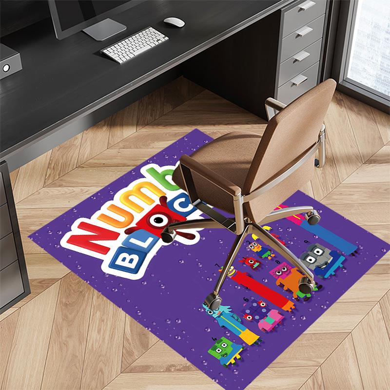 Numberblocks2 Printed Absorbent Washable Carpet, Non-Slip Bathroom Mats, Kitchen Rugs, Yoga Mat,Living Room Entrance, Camping Picnic Rugs