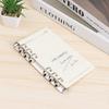 Supplies Stationery Accessory Refillable Notepad DIY Ring Binder Loose-leaf File Folder Notebook Binding Hoops Binder Clip