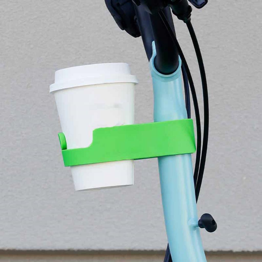 Folding Bike Coffee Cup Holder – Colorful Water Bottle Stand, No-Drill Cup Mount for Cycling Accessories