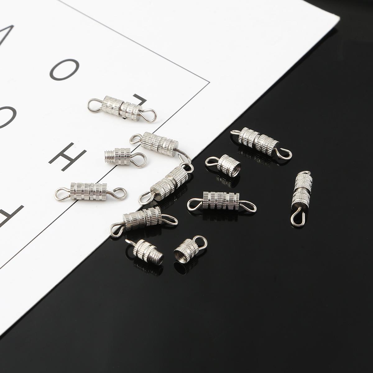 

Трансграничный спиральный отстегивающийся соединитель для ожерелья и браслета, застежка, аксессуары для изготовления ювелирных изделий своими руками 10 pieces/package