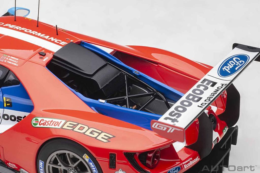 AUTOart Ford GT 2017 Le Mans 24 Hours Race LMGTE Pro Class 2nd Place Finished Model 81710 1/18 #67