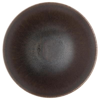 TOKI1919 Karesansui Black Traditional Japanese Bowl for Simmered Mino 16 X 6 Deep Suitable for Japanese and Microwave and Dishwasher Made In Product