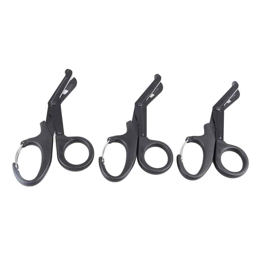 3Pcs Emergency Response Shears Stainless Steel Multifunctional Medical Scissors Bandage Scissors for