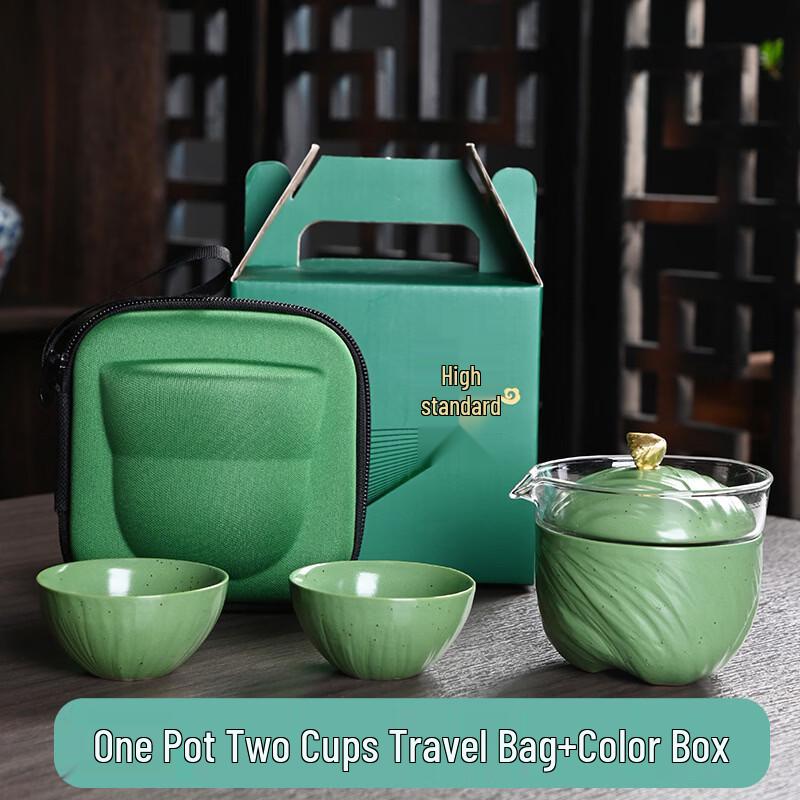 OLOEY Ceramic Tea Set for Dragon Boat Festival