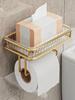 Light Luxury Bathroom Tissue Box Rack Free Punching Wall Hanging Bathroom Toilet Wall Aromatherapy Paper Tray DROPSHIPPING