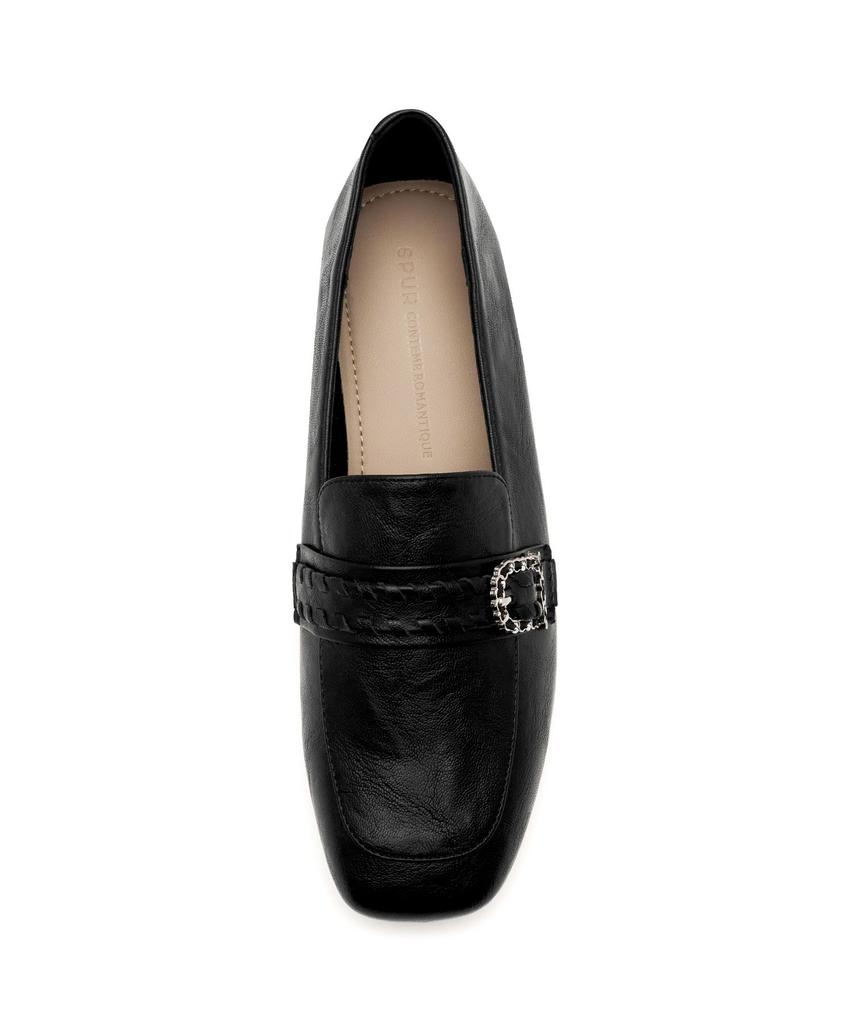 Spur Grace Crocher Middle Loafer 5Cm -Ws9021 (2Color)