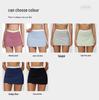 Completo da Yoga da Donna Transfrontaliero: Color Block Nude Feel, Vita Alta Costolata, Abbigliamento Sportivo Fitness Versatile