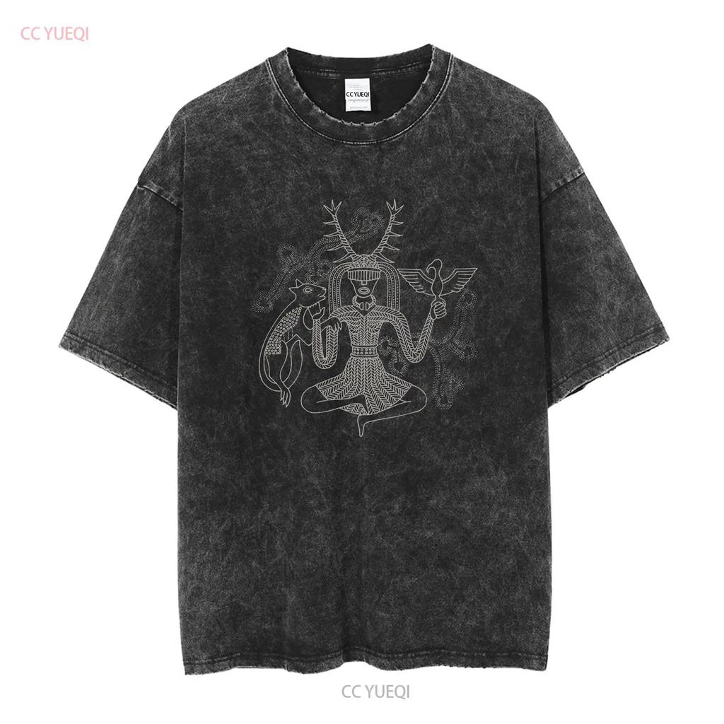 Omezené NWT Heilung Cernunina Futha Lidová Hudba Retro Logo Tričko S 4XL dlouhý nebo krátký rukáv vintage Vyprané Unisex Pohodlné