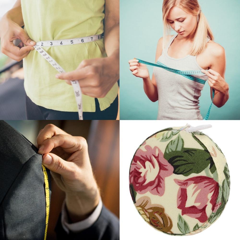 Easy Reading Fabric Tape Measure 60in Sewing Measuring Tape Body Measuring Tape  Body Fitness Rose Shape