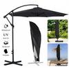 Umbrella Cover Dust Cover Patio with Zipper Storage Bag Black Rainproof Windproof Outdoor Waterproof Sunshade Parasol Cover