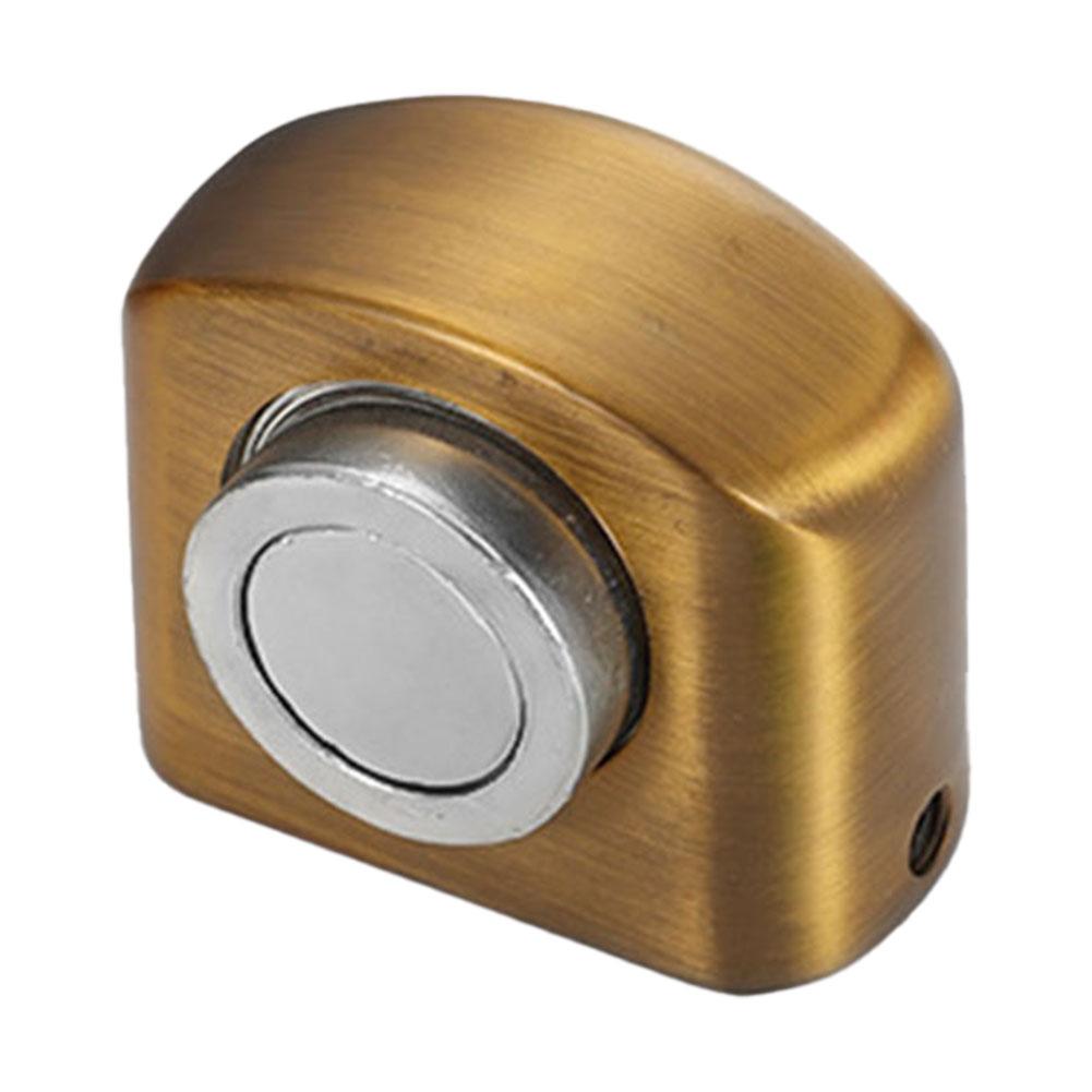 Nopunch Magnetic Door Suction Stopper Zinc Alloy Doorstop for Reliable Shock Absorption and Collision Prevention