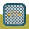 Reusable Easy To Clean Bone Dish BPA Free Stackable Storage Fruit Pattern Plastic Snack Tray