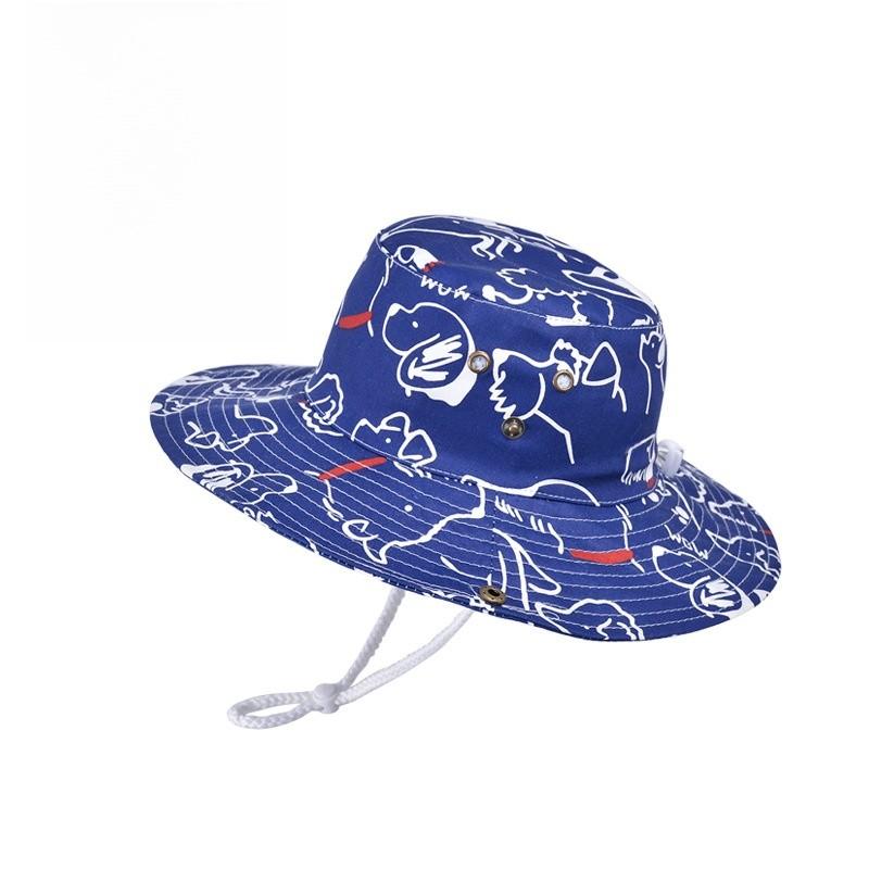 Cartoon Childrens Fisherman Hat With Cotton Material For Summer Sun Protection And Breathability For Kids