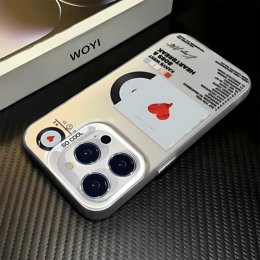 Music CD Case For Iphone 16 Pro 16E Cover For Iphone 15 14 13 12 11 Pro Max Cover Funda Bumber Coque 16 Pro Case Funda