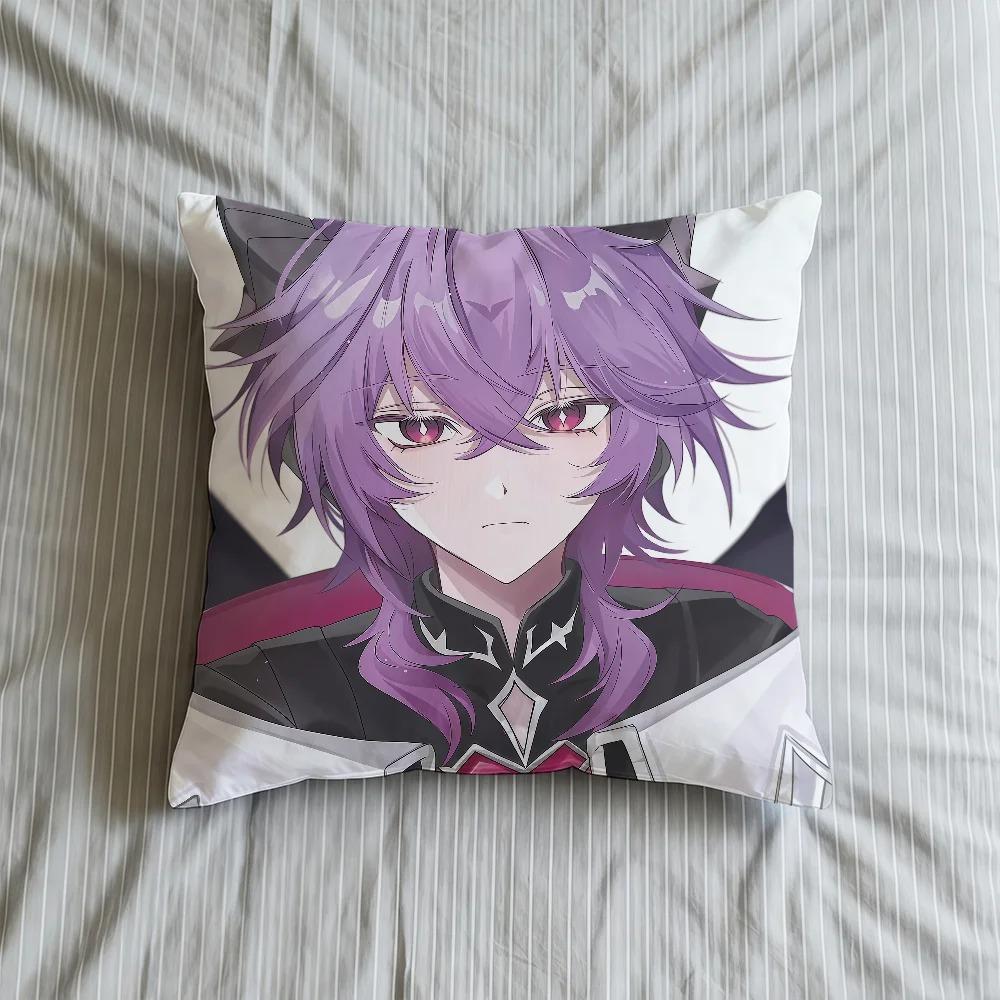 Genshin Impact Durin Printed Pillowcase Kawaii Anime Room Decoration Daily Home Decoration Sofa Chair Car Decoration Pillowcase