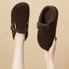 Thick-soled Fleece Warm Wool Cotton Shoes Can Be Worn with the New Winter One-foot Cotton Slipper Casual Shoes and Women's Shoes