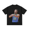 Stephen Curry Golden State Warriors 30 Print Black T-shirt