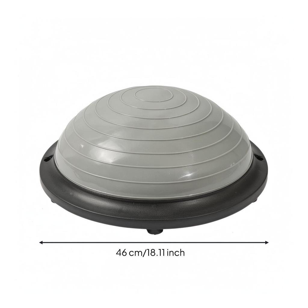 Stable HalfDome Balance | Concentric circle Textured Surface, SpaceSaving LowProfile Design,
