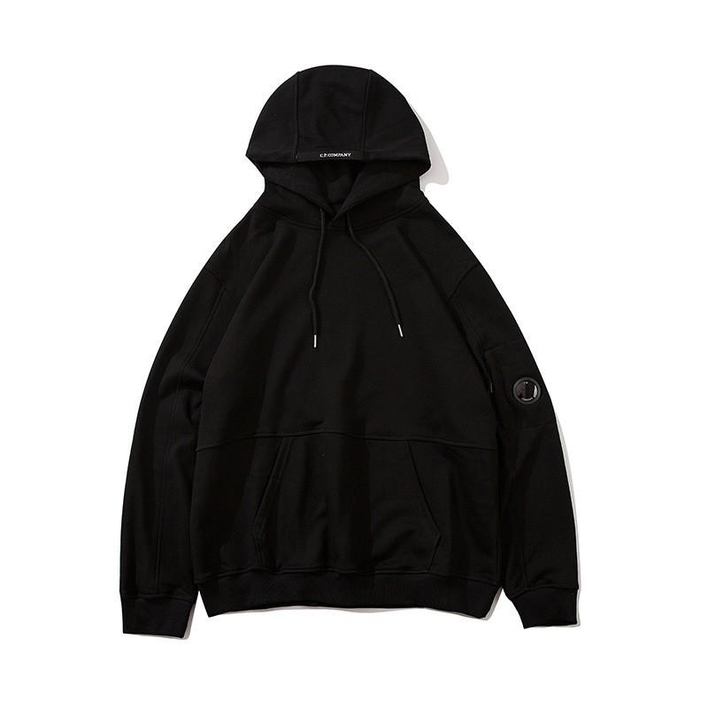Cp Bestickter Reißverschluss Hoodie für junge Männer Lockerer Schnitt Lässiges Sweatshirt