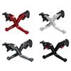Nakira Brake and Clutch Lever Set for and GSR600 V-Strom 250, GSR250, GSX250R, (Silver)