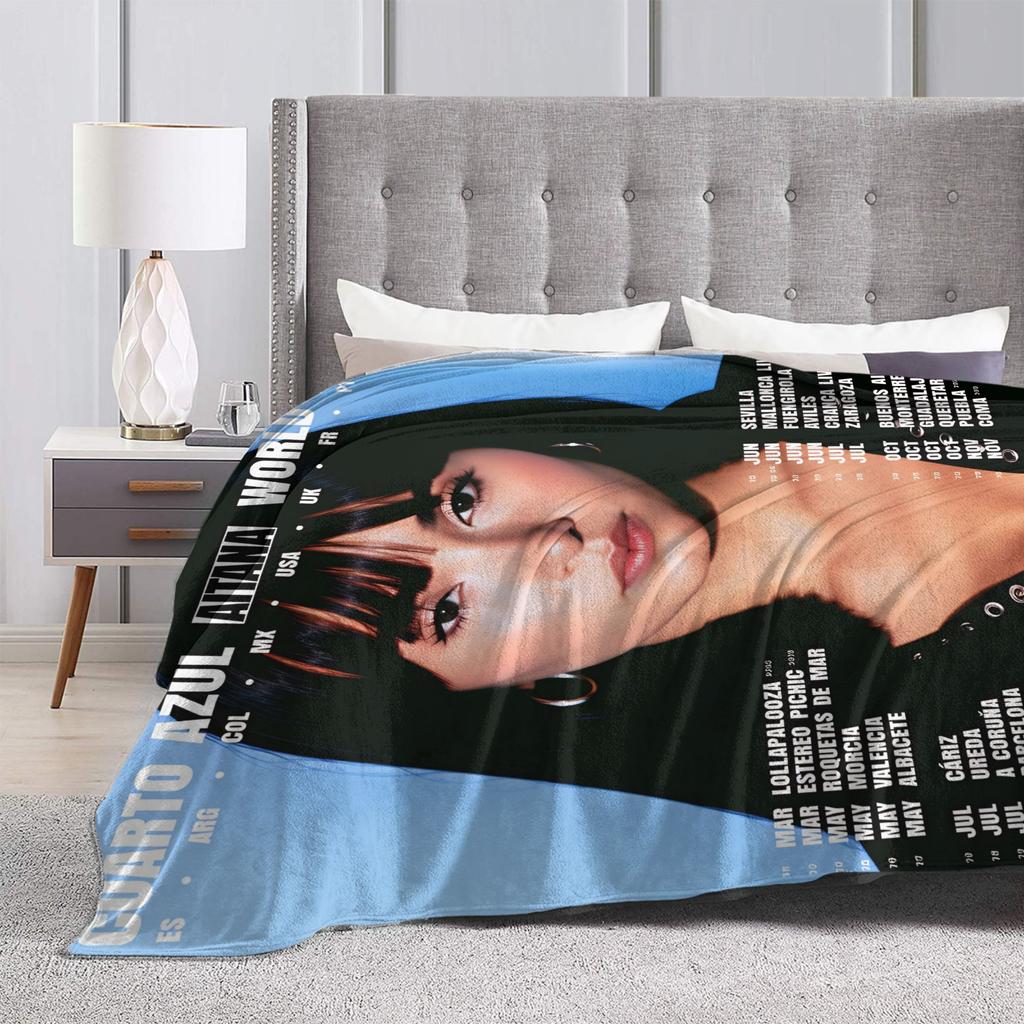 Aitanaed Sänger Decke Spanische Kunst Warme Weiche Ästhetische Plüschdecke Für Draußen Reisen Flanell Tagesdecke Bettbezug