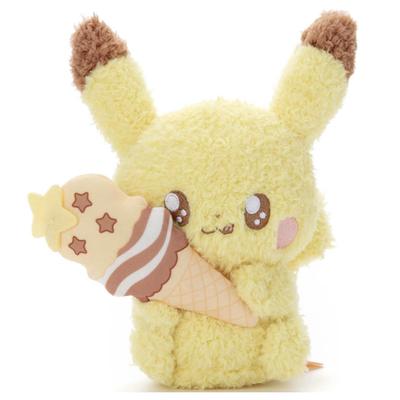 Peluche PokéPeace (Dolci Ver.) Peluche Pikachu, Altezza circa 17 cm