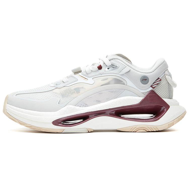 

Li Ning Exceed Infinity Running Shoes Men s Low top White/Gray/Red AGLR073-1 39