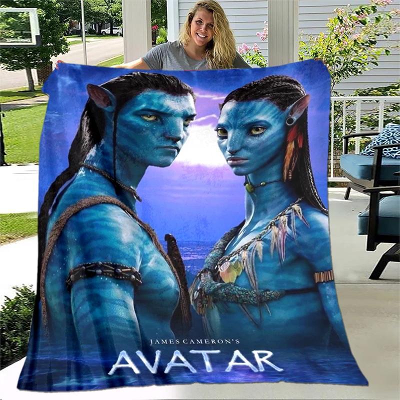 Avatar Film Gedruckte Weiche Warme Decke für Wohnzimmer Schlafzimmer Bett Sofa Couch Büro Geschenke Flanell Überwurfdecken