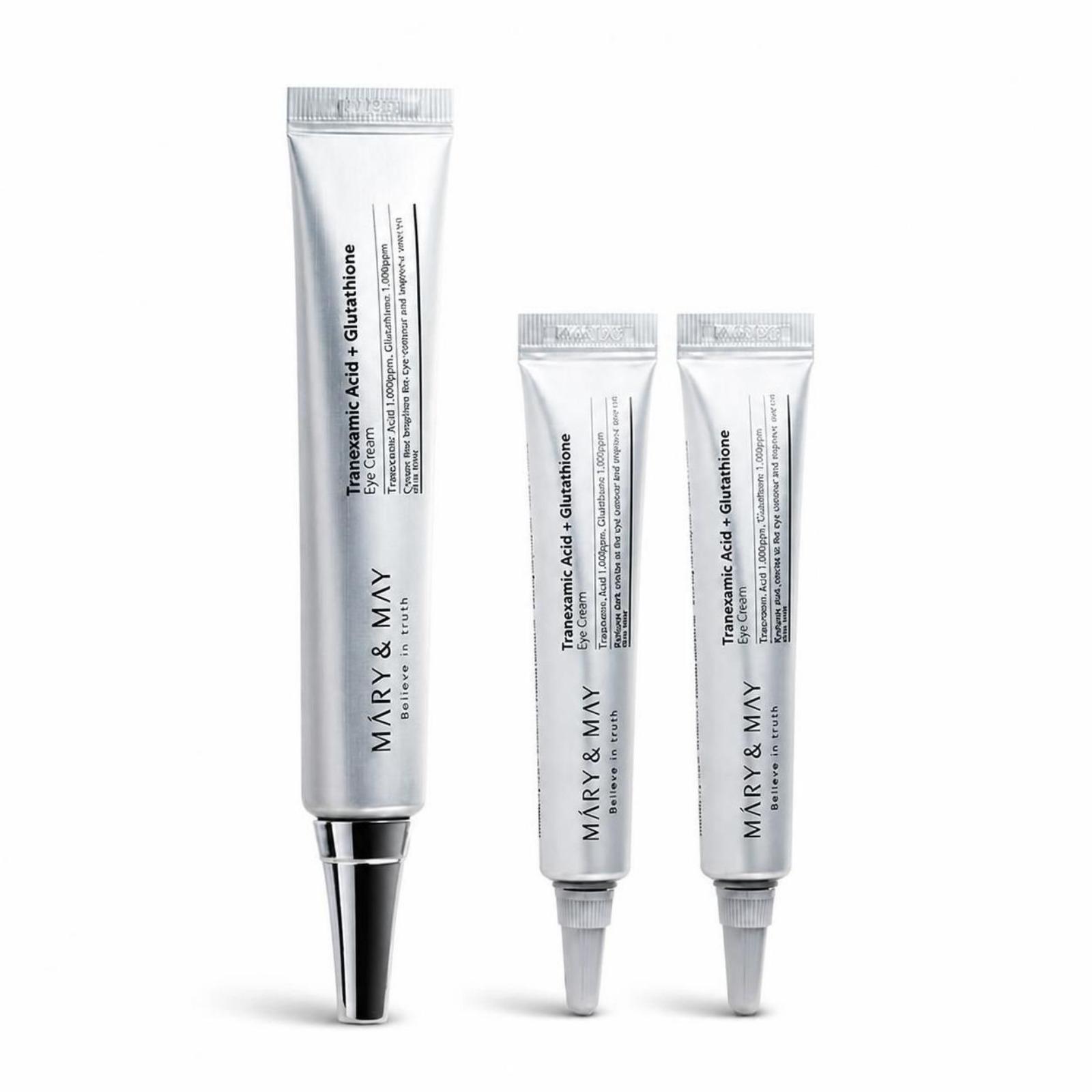 Mary&May Tranexamic Acid Glutathione Eye Cream 30g Set (+12g +12g) 1 set (30g+12g+12g)