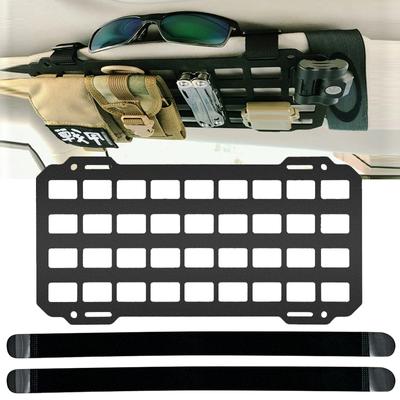 Kell Car Slnečná clona Rack Organizer Taktický držiak na panel Držiak dosky Príslušenstvo