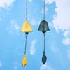 Creative Cast Iron Wind Chime Hanging Decoration Metal Retro Hanging Leaf Bell Balcony Outdoor Garden Hanging Decoration