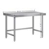Multifunctional Stainless Steel Table For Home Use, With Adjustable Legs, Available In Multiple Sizes.