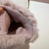 Korean Autumn Winter Ear Plush Women Hats Fur Hairy Streetwear Warm Cap Outdoors Fashion Girl Sweet Hat Gifts