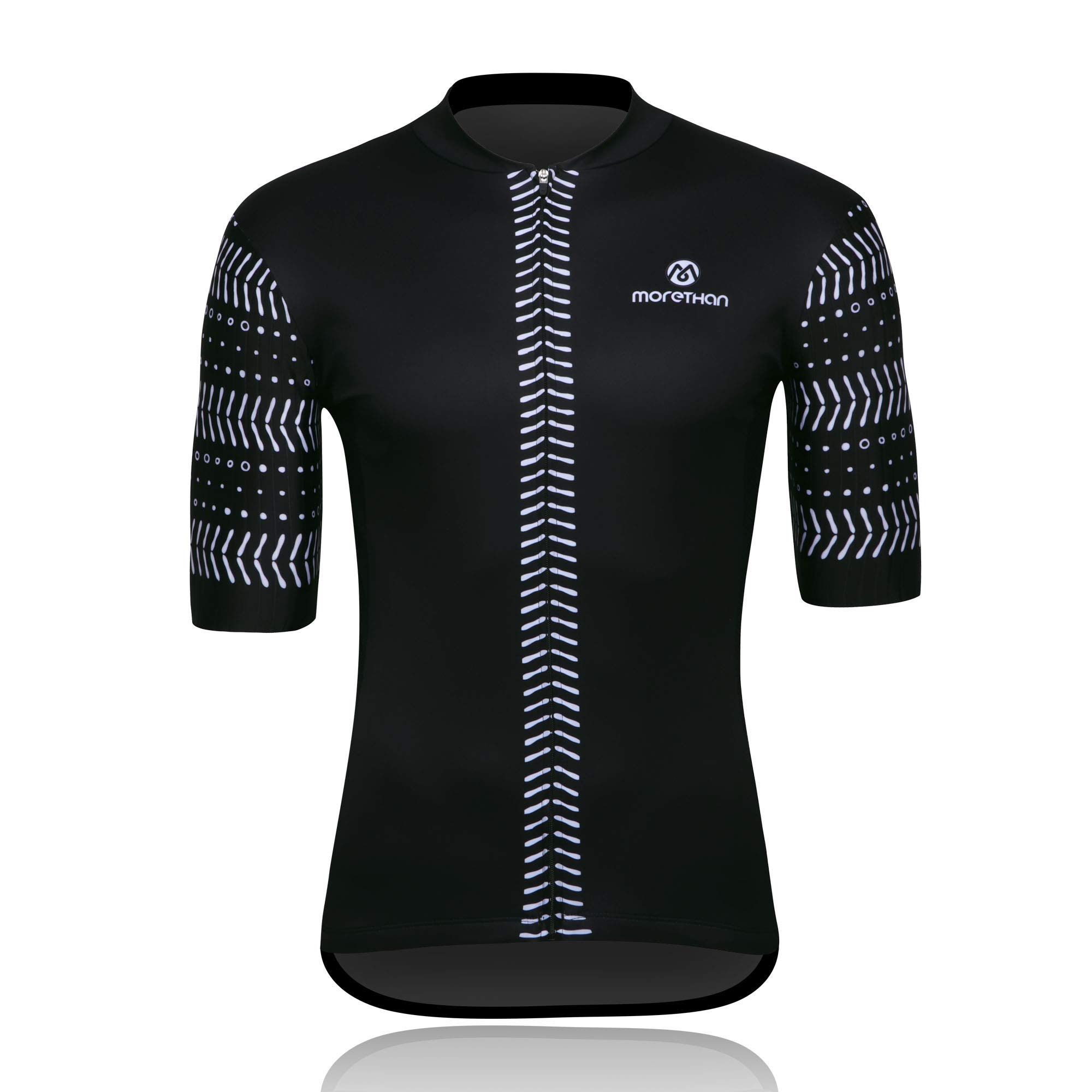 

Мужская веломайка Morethan (Маленький/Черный/Короткий рукав) (Защита от УФ-лучей/Карманы/Легкий) HVP-010 чёрный