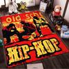 Old School Hip-Hop Style Rug Non-slip Rug Suitable for Living Room and Bedroom Sofas