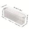 Desktop Cable Organizer Box, Large Capacity Data Cable Storage, Dustproof Charger Plug Wire Manager, Ins Style Layered Daily Use